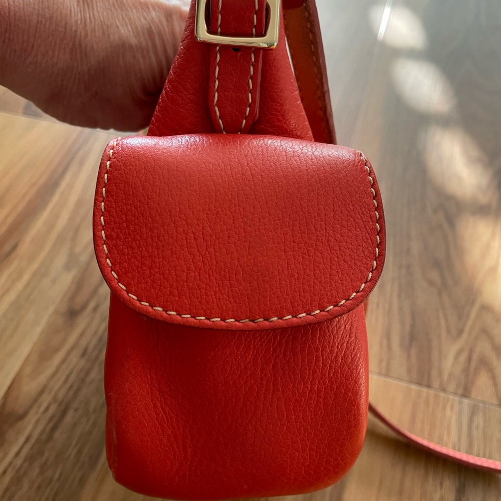 ♥️ DOONEY & BOURKE Red Crossbody - pebble leather - Picture 11 of 11